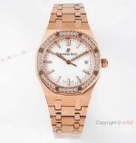 Swiss Audemars Piguet Royal Oak Rose Gold 34mm Women Watch 9015 Movement